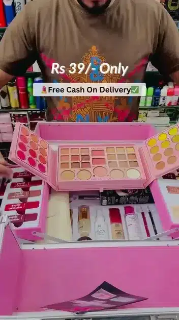 Luxury All-in-One Professional Makeup Vanity Kit – Complete Beauty Collection Box